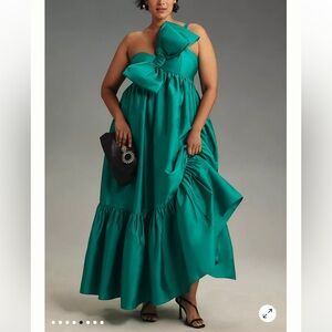 Anthropologie Atsu Sally Bow Midi Dress